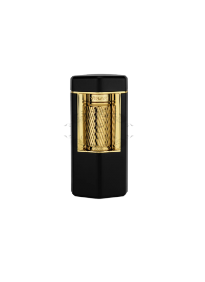 MERIDIAN TRIPLE FIRE CIGAR LIGHTER BLACK ROSE GOLD
