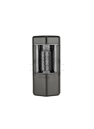 MERIDIAN THREE SOFT FIRE CIGAR LIGHTER CARBON GRAY